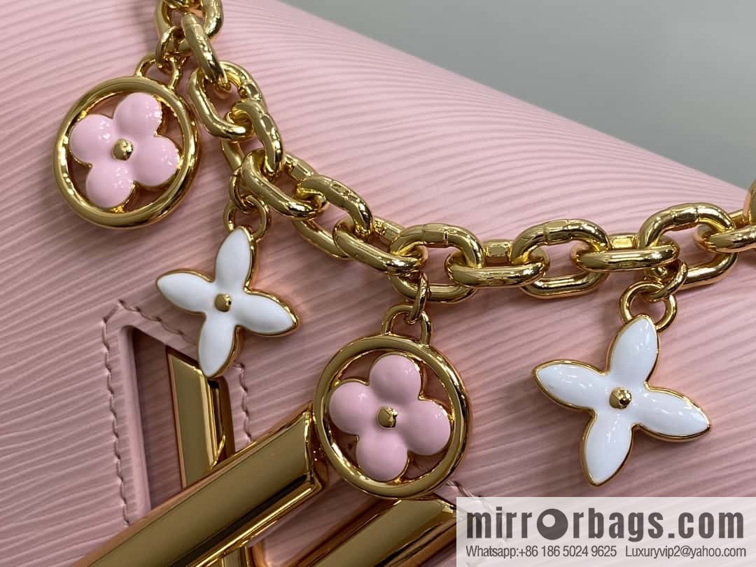 [Boutique‑grade] M11725 pink, water ripple Twist series TWIST small handbag