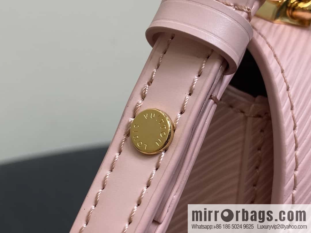 [Boutique‑grade] M11725 pink, water ripple Twist series TWIST small handbag