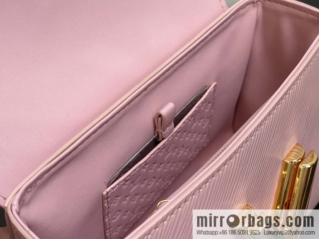 [Boutique‑grade] M11725 pink, water ripple Twist series TWIST small handbag
