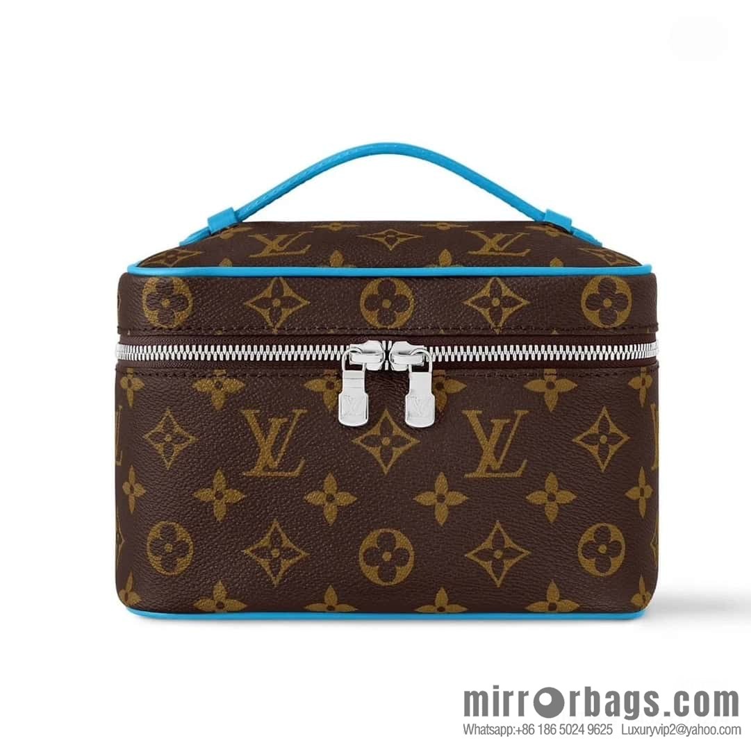 [Boutique‑grade] M42266 presbyopia blue, cosmetic bag series, variable code chip version Nine BB cosmetic bag M44495