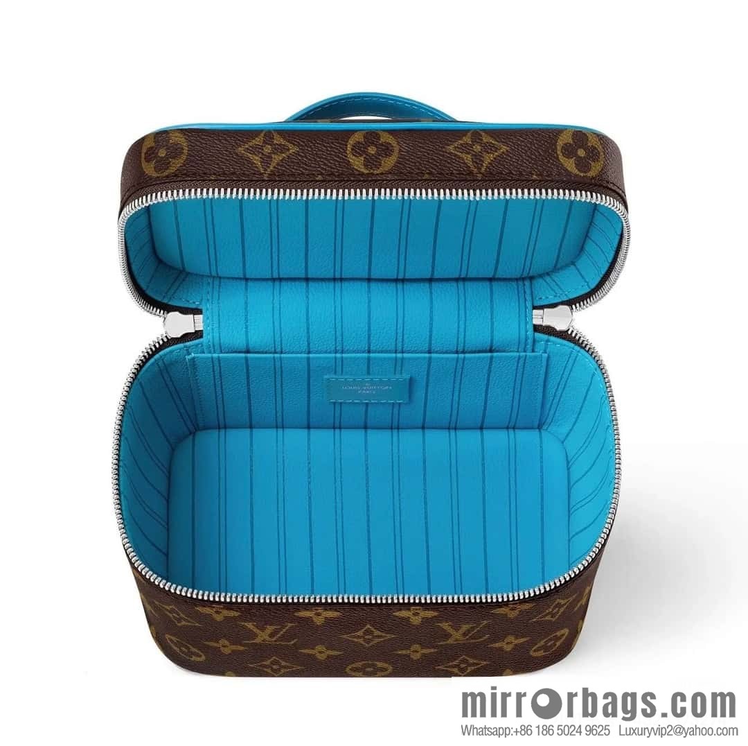 [Boutique‑grade] M42266 presbyopia blue, cosmetic bag series, variable code chip version Nine BB cosmetic bag M44495