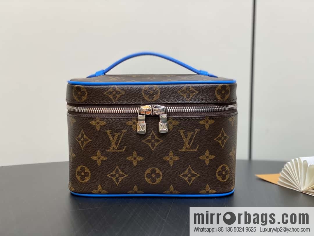 [Boutique‑grade] M42266 presbyopia blue, cosmetic bag series, variable code chip version Nine BB cosmetic bag M44495
