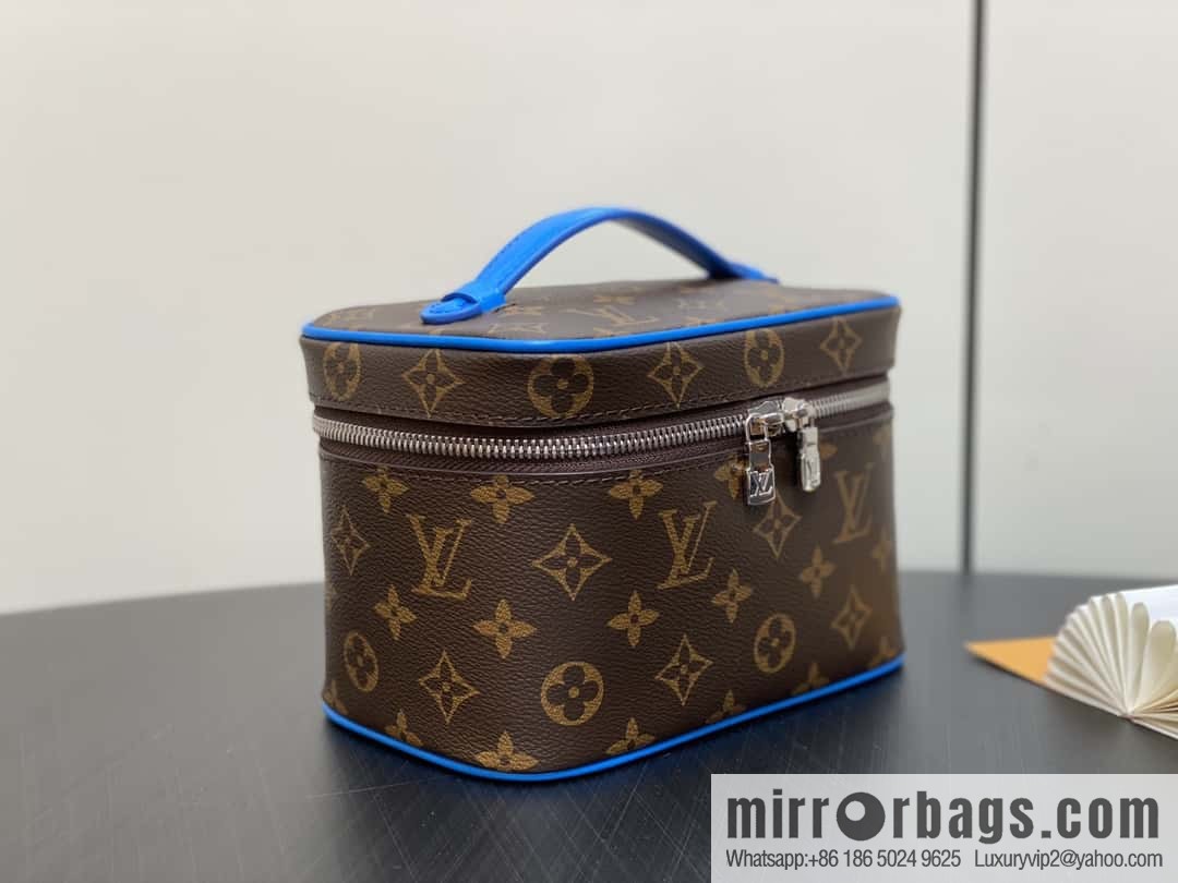 [Boutique‑grade] M42266 presbyopia blue, cosmetic bag series, variable code chip version Nine BB cosmetic bag M44495