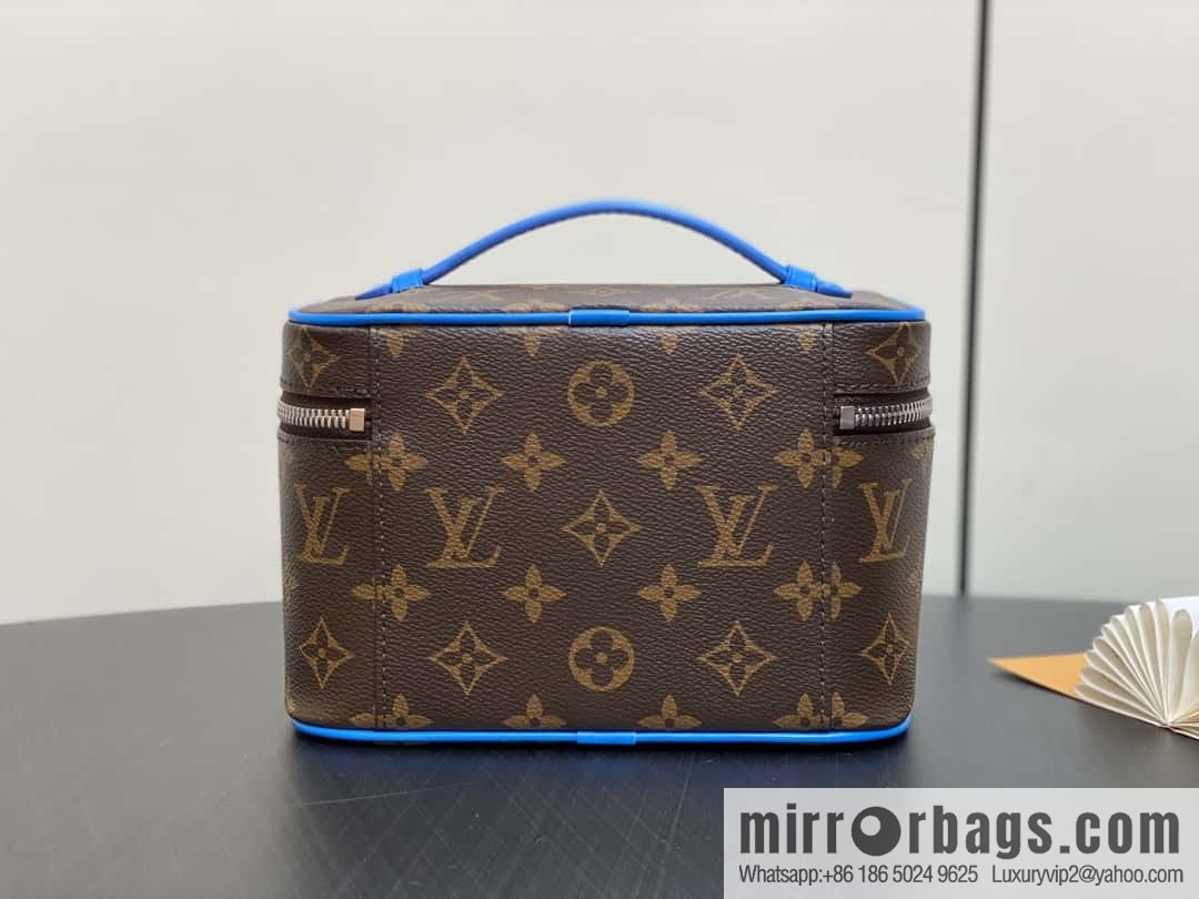 [Boutique‑grade] M42266 presbyopia blue, cosmetic bag series, variable code chip version Nine BB cosmetic bag M44495