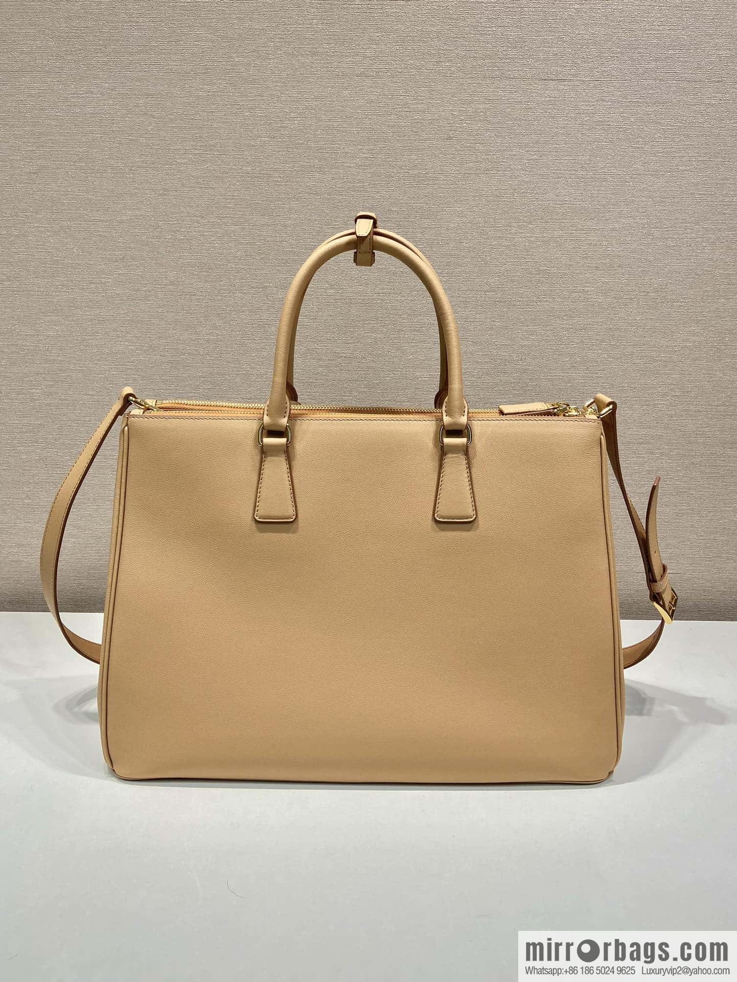 PRADA 🎉 new killer bag 🎉 1BA802 extra large plain weave 🎉 apricot