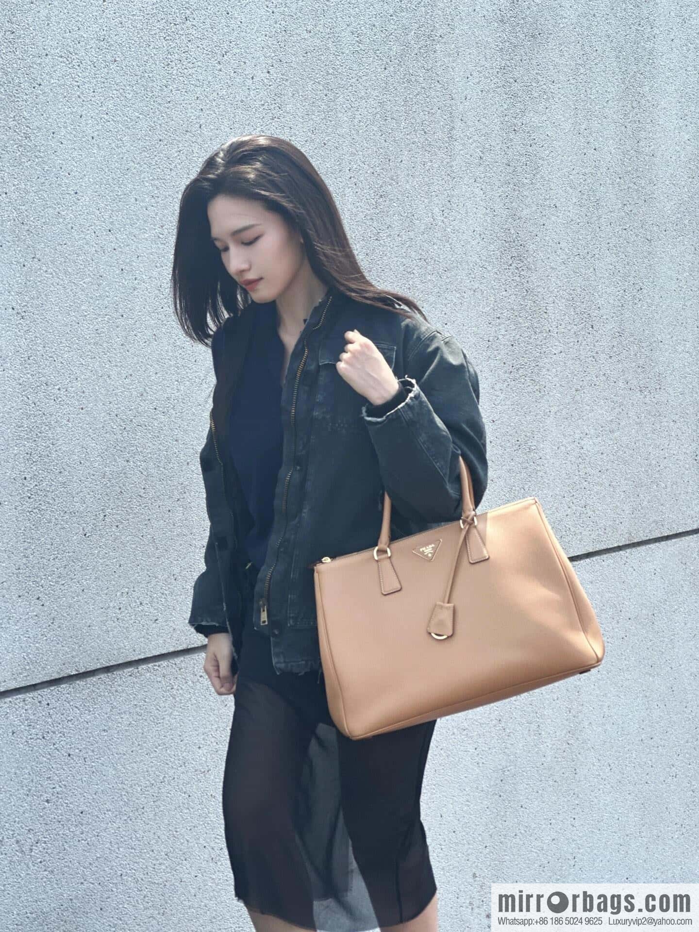 🎉New killer bag 🎉 1BA446 plus size plain weave 🎉 apricot