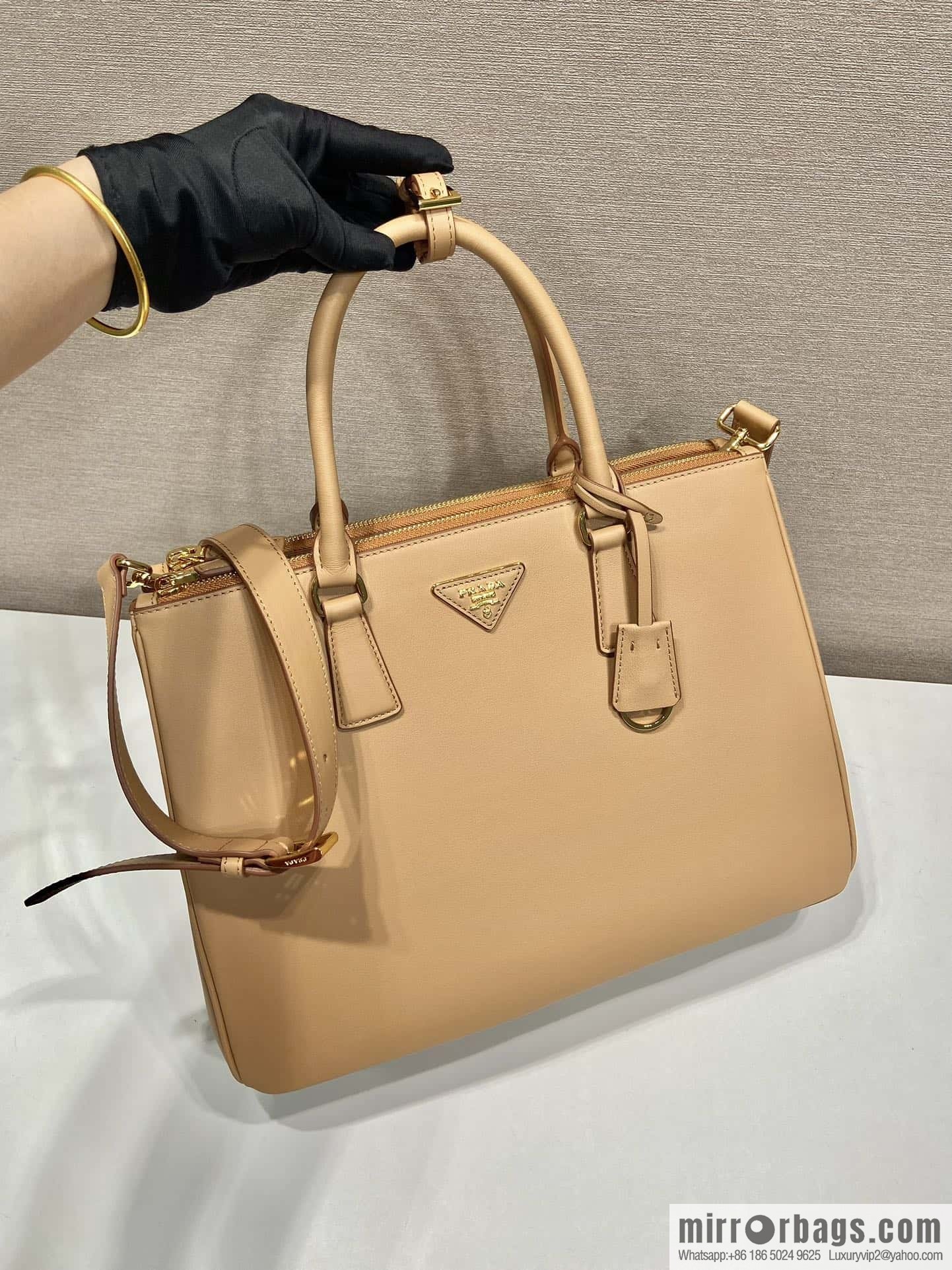 🎉New killer bag 🎉 1BA446 plus size plain weave 🎉 apricot