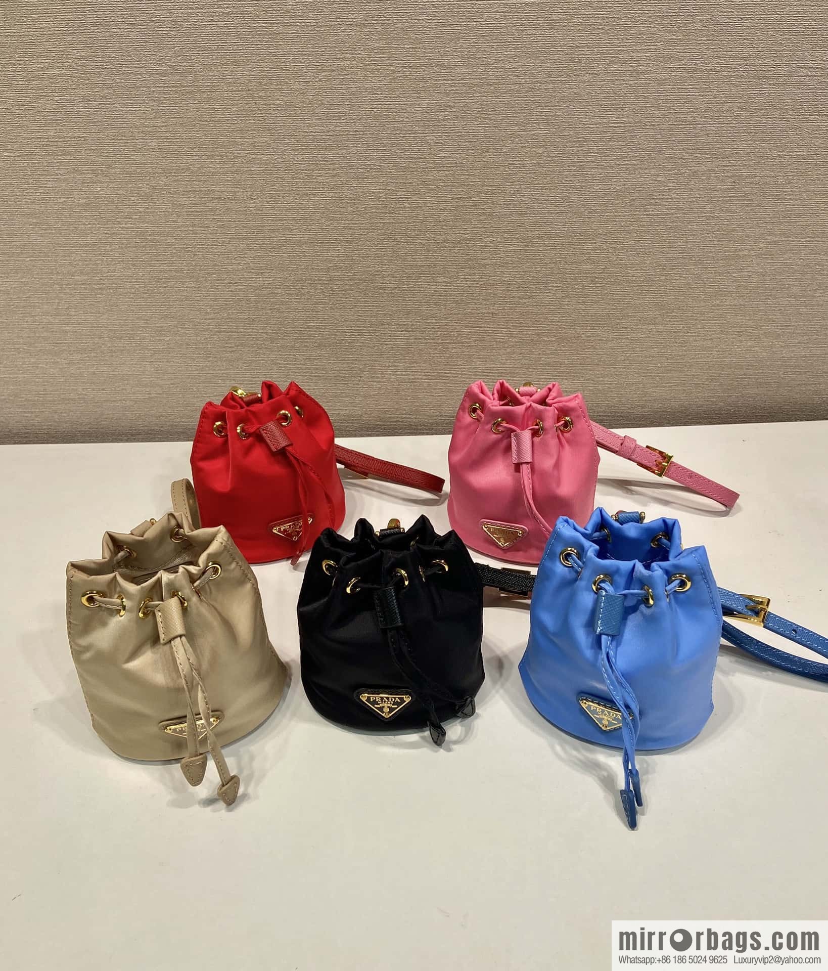 PRADA 🎉 mini bucket bag 🎉 1TT202 new 🎉 blue