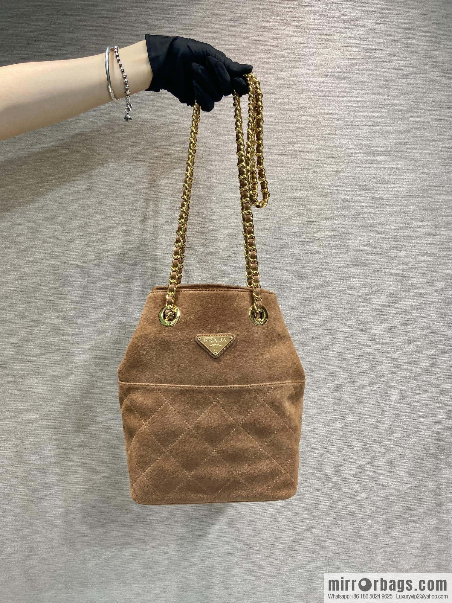 PRADA 🎉 medieval suede 🎉 1BD601 suede