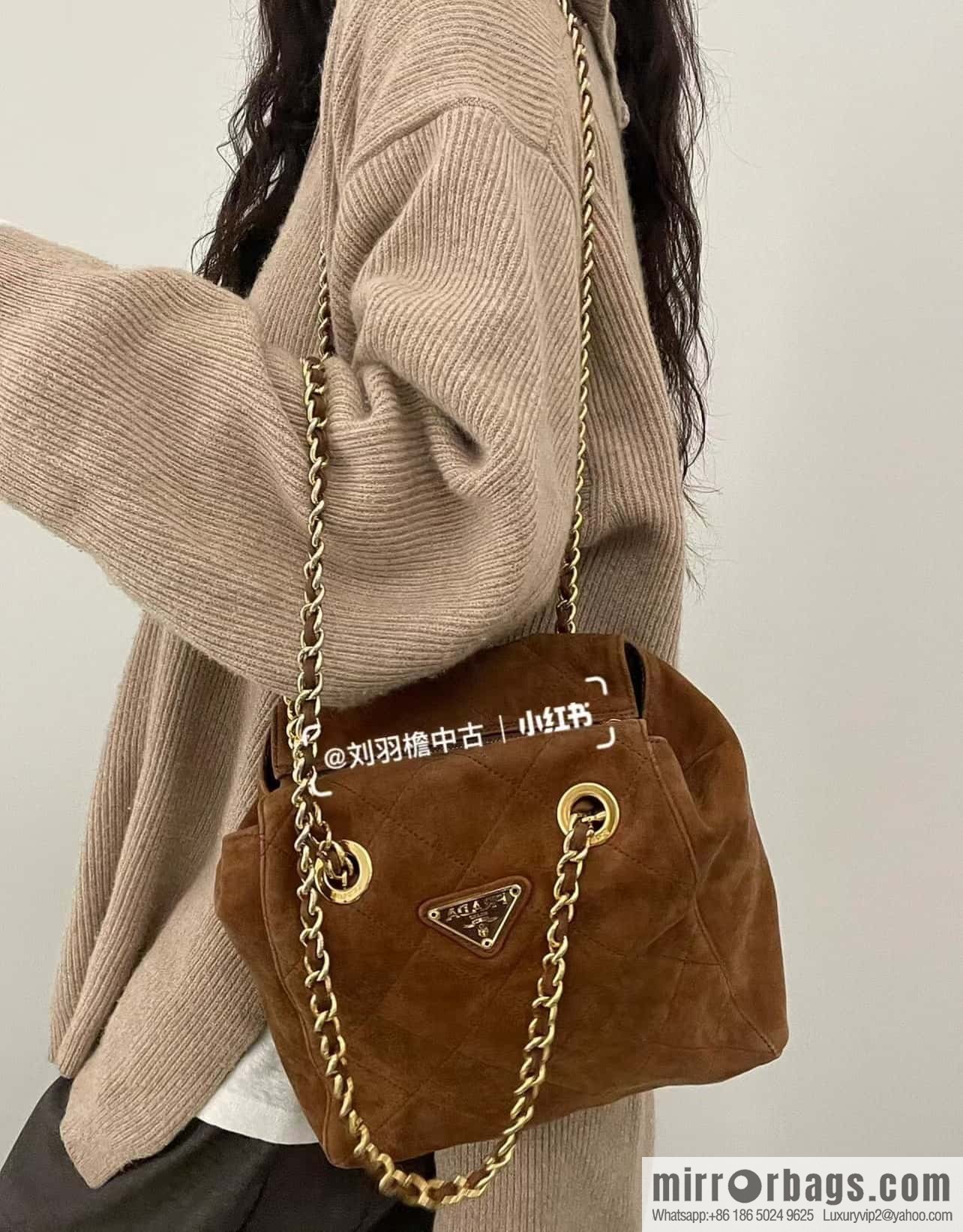 PRADA 🎉 medieval suede 🎉 1BD602 suede