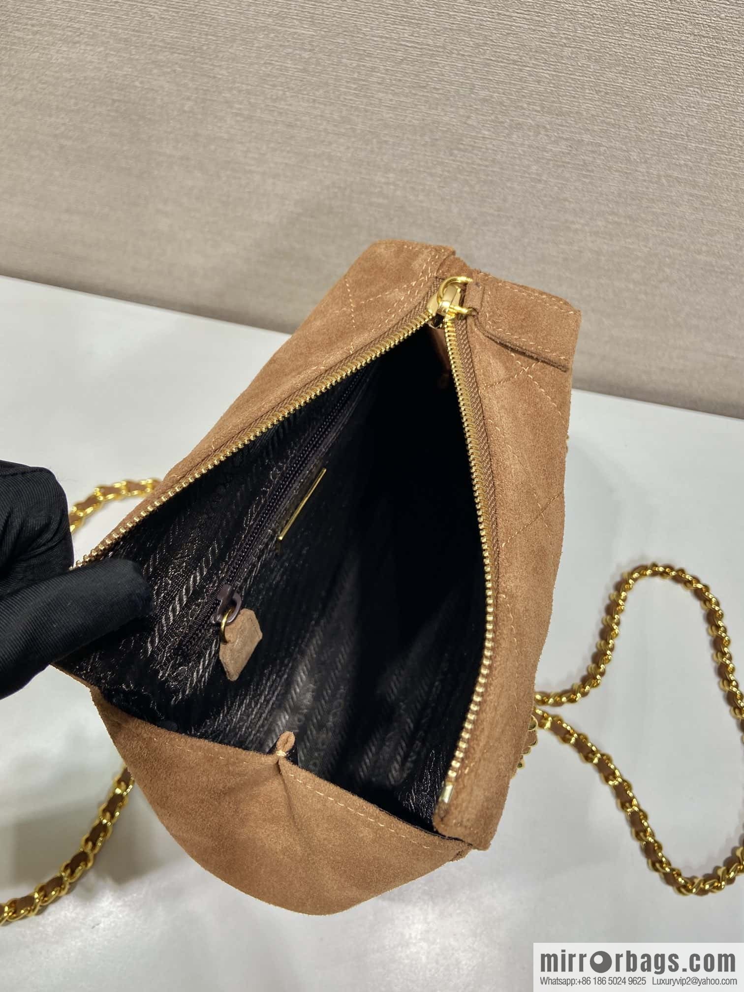 PRADA 🎉 medieval suede 🎉 1BD602 suede