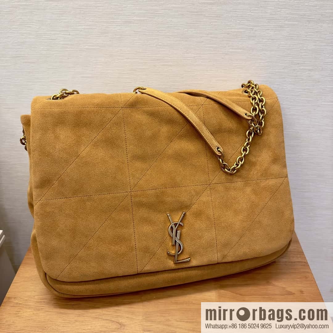 YSL 𝗝𝗔𝗠𝗜𝗘_ large suede handbag 742431