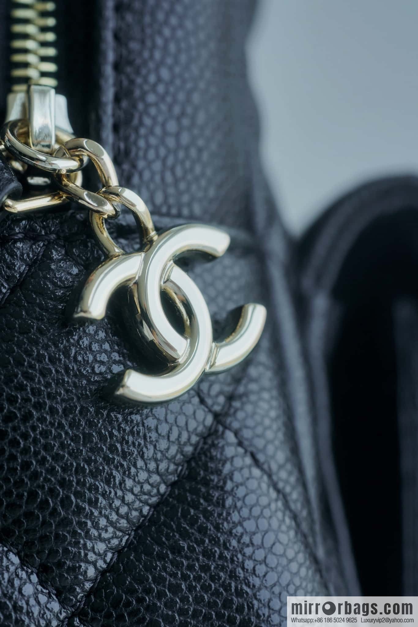 Chanel 24C mini backpack, black gold genuine leather AP3753 black