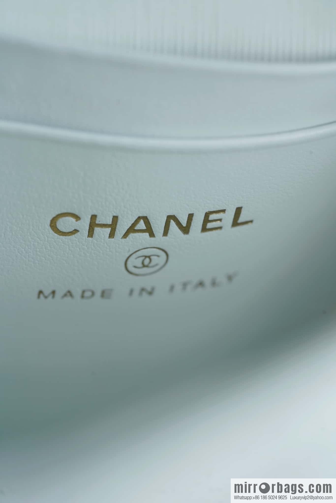 Chanel 24C mini backpack, black gold genuine leather AP3753 white