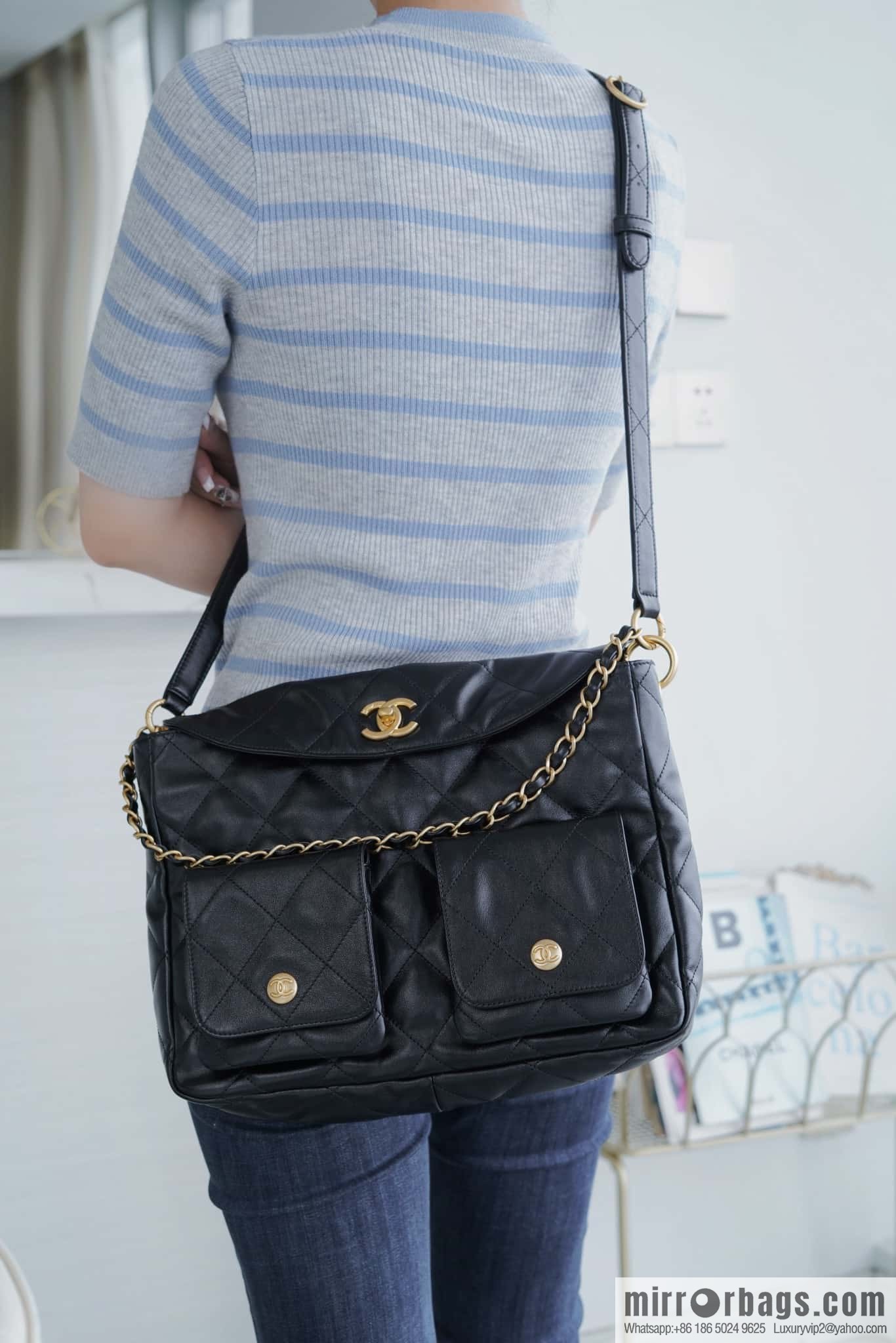 ππππ‘ππ πππ© ππππ messenger bag, large, black βΎοΈ AS4668