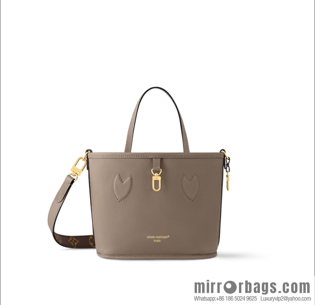 [Boutique‑grade] M12109 presbyopia khaki, shopping bag series Neverfull Bandoulière Inside Out BB handbag m12099 m12109