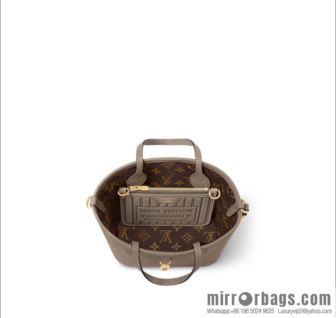 [Boutique‑grade] M12109 presbyopia khaki, shopping bag series Neverfull Bandoulière Inside Out BB handbag m12099 m12109