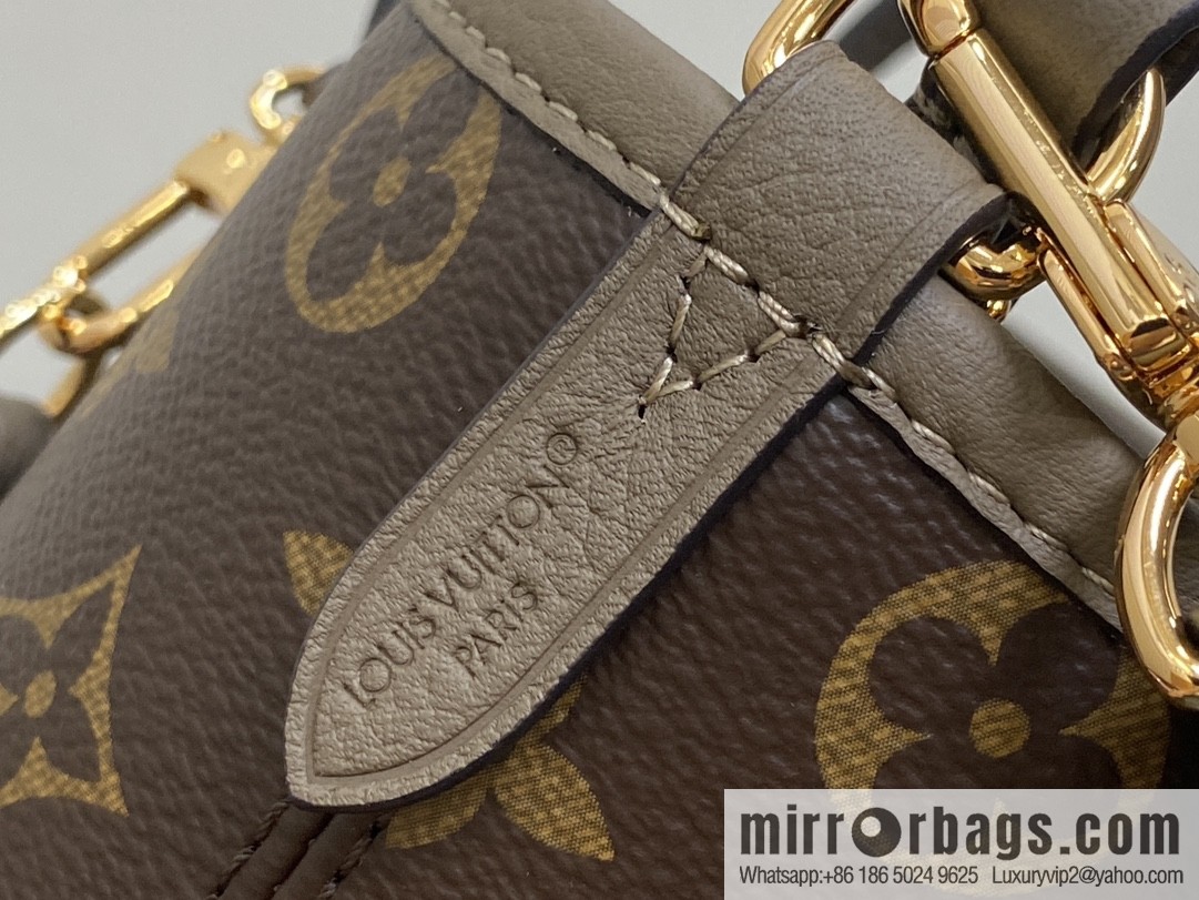 [Boutique‑grade] M12109 presbyopia khaki, shopping bag series Neverfull Bandoulière Inside Out BB handbag m12099 m12109