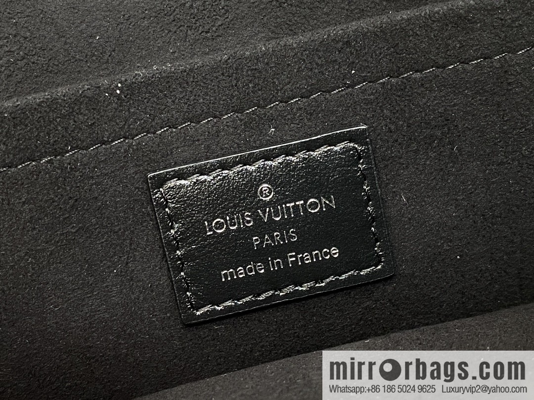 [Boutique‑grade] M12192 black full leather, underarm bag ingot bag series, the new SUNSET VIBE handbag of the season