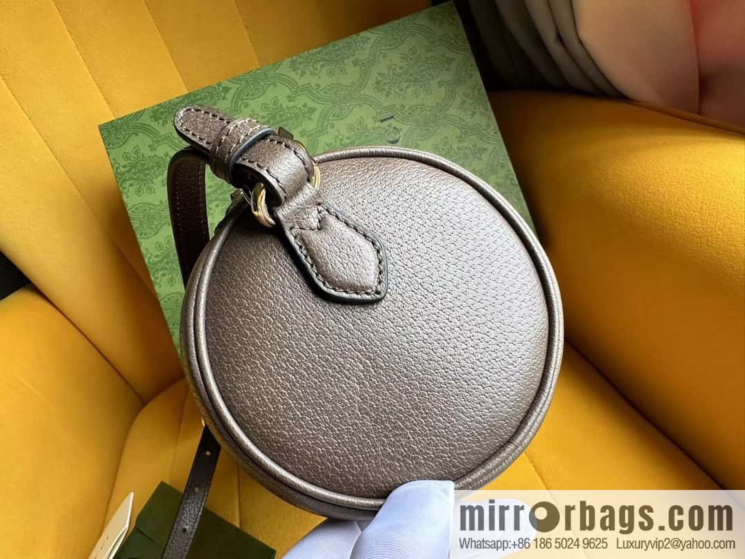 Original Leather Ophidia Series Small Shoulder Backpack Beige and Ebony GG Supreme Canvas 795194