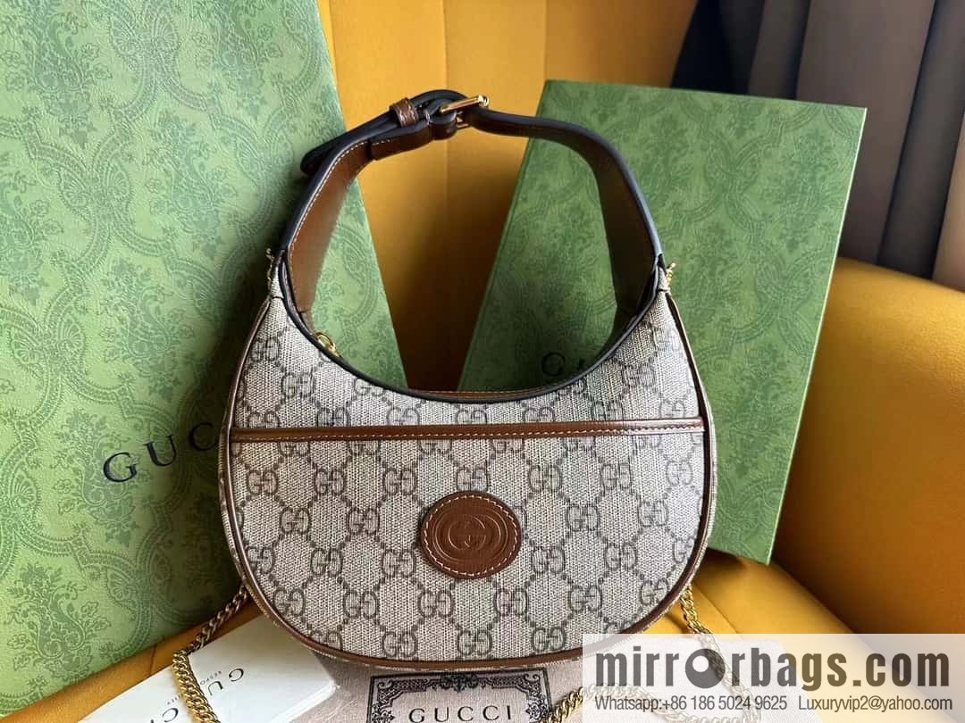 [Original] Ophidia series GG super mini shoulder backpack 726843 beige and ebony GG Supreme canvas