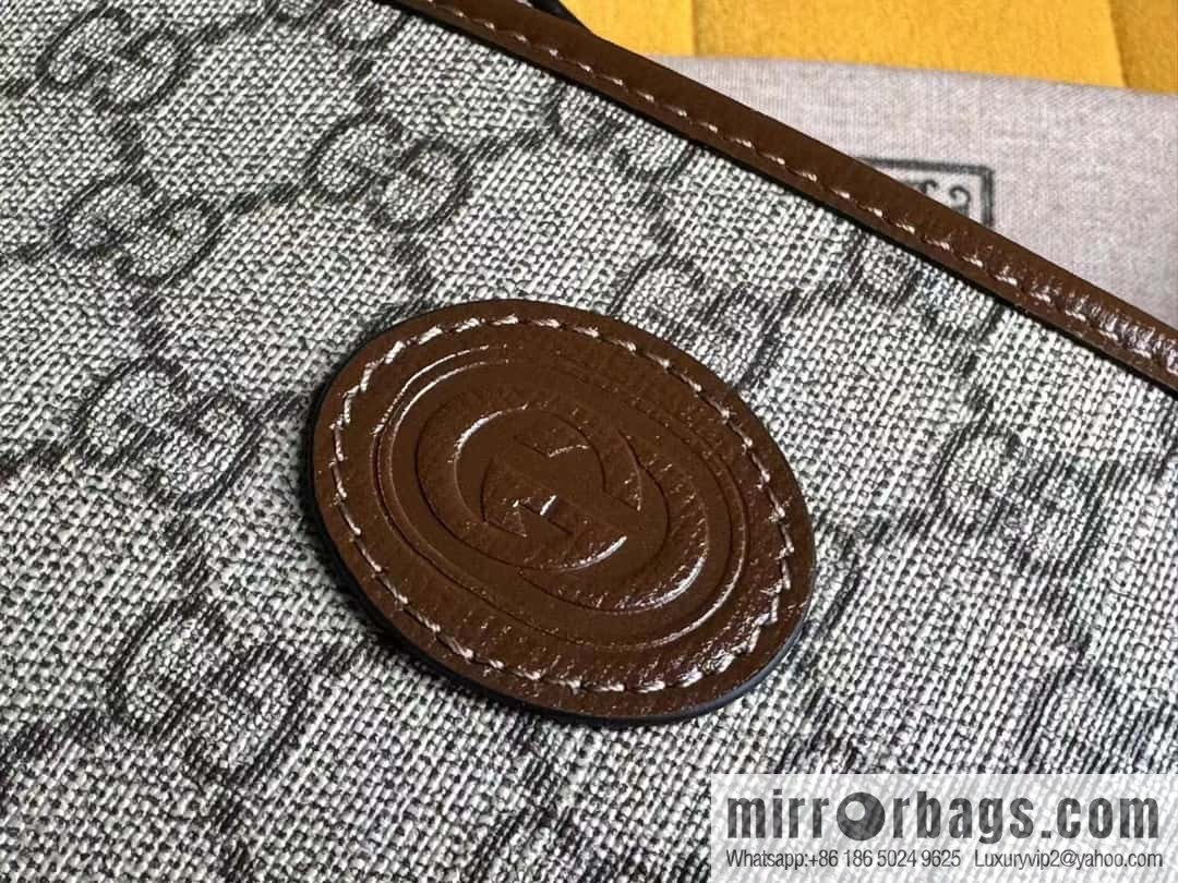 [Original] Ophidia series GG super mini shoulder backpack 726843 beige and ebony GG Supreme canvas