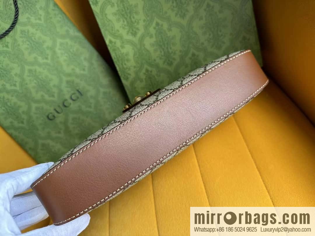 [Original Leather] Beige and Ebony GG Supreme Canvas 811705