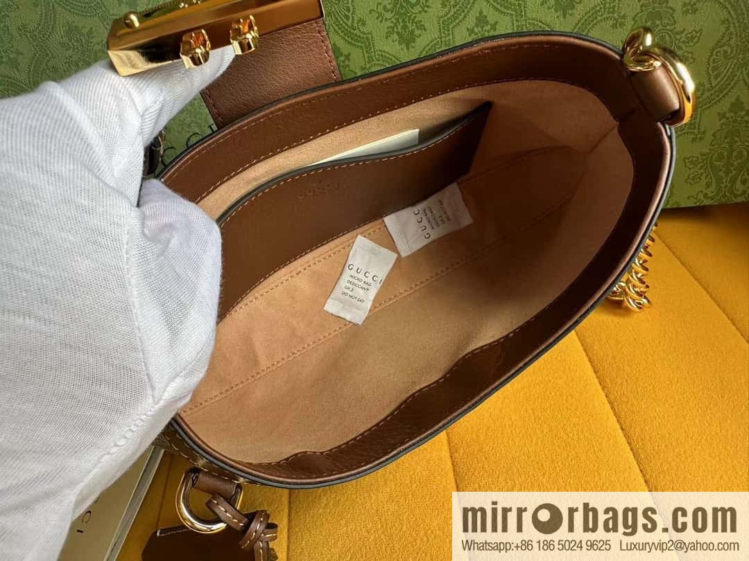 [Original Leather] Beige and Ebony GG Supreme Canvas 811705