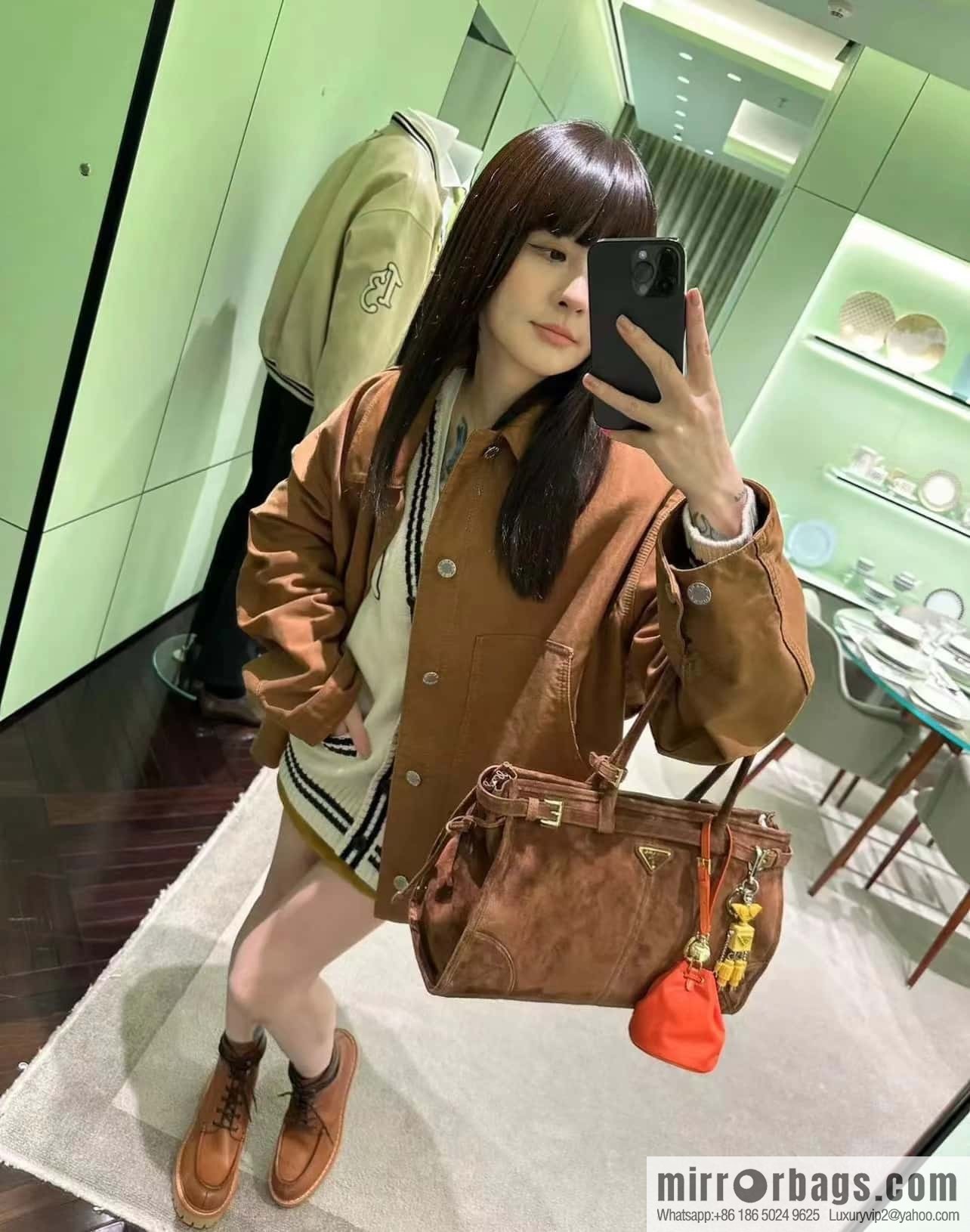 PRADA ๐ LusSo lf fleece ๐ 1BA433 L๐๐