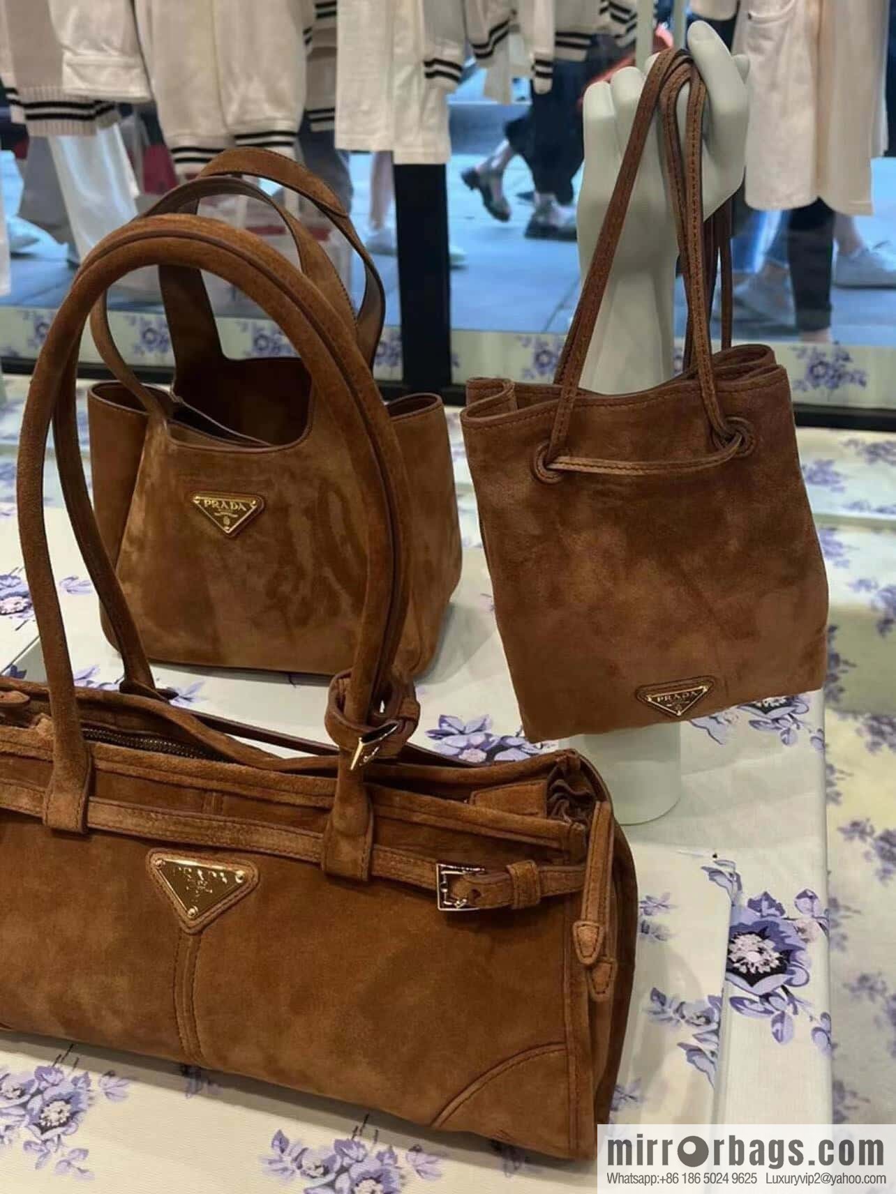 PRADA 🎉 LusSo lf 🎉 1BA426 🎉🎉 dark brown