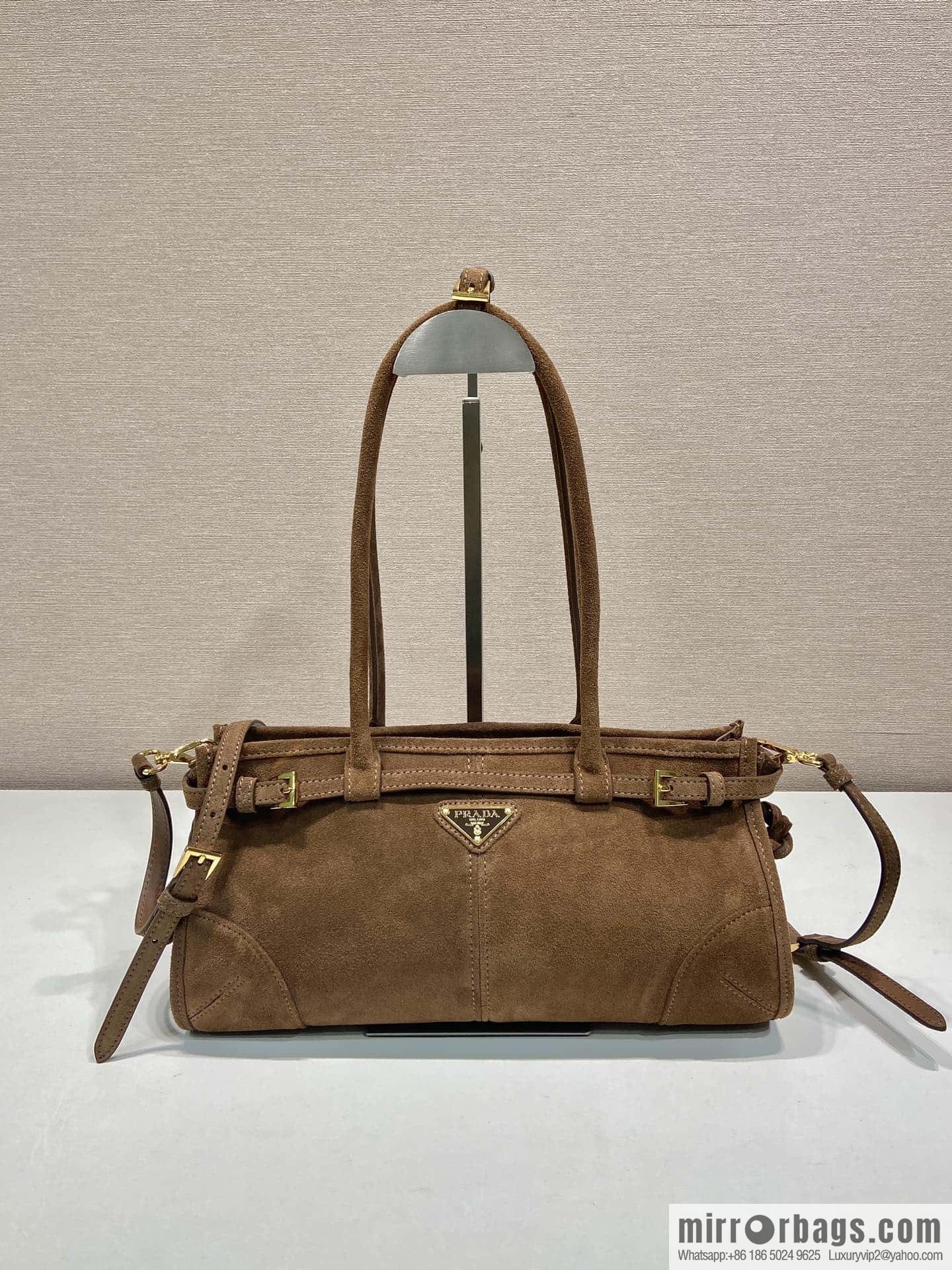 PRADA 🎉 LusSo lf 🎉 1BA426 🎉🎉 dark brown