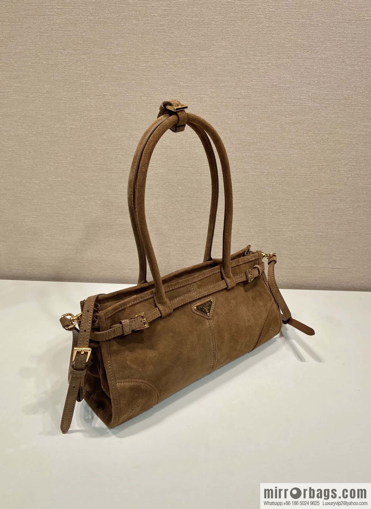 PRADA 🎉 LusSo lf 🎉 1BA426 🎉🎉 dark brown