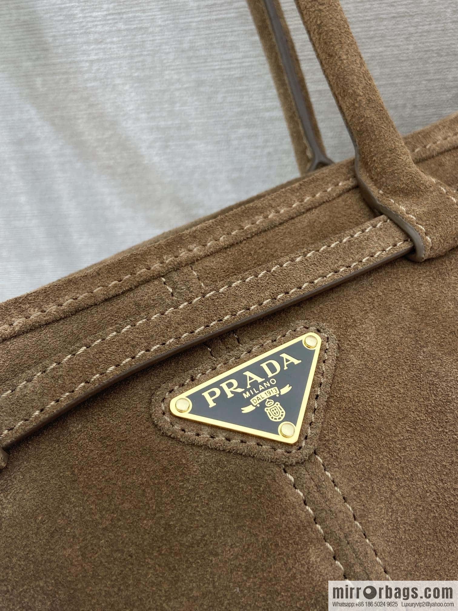 PRADA 🎉 LusSo lf 🎉 1BA426 🎉🎉 dark brown