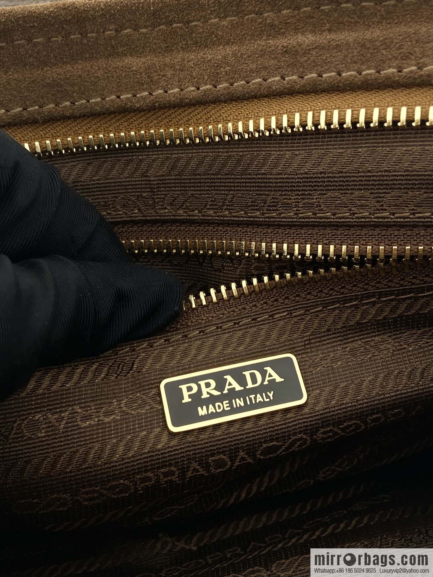 PRADA 🎉 LusSo lf 🎉 1BA426 🎉🎉 dark brown