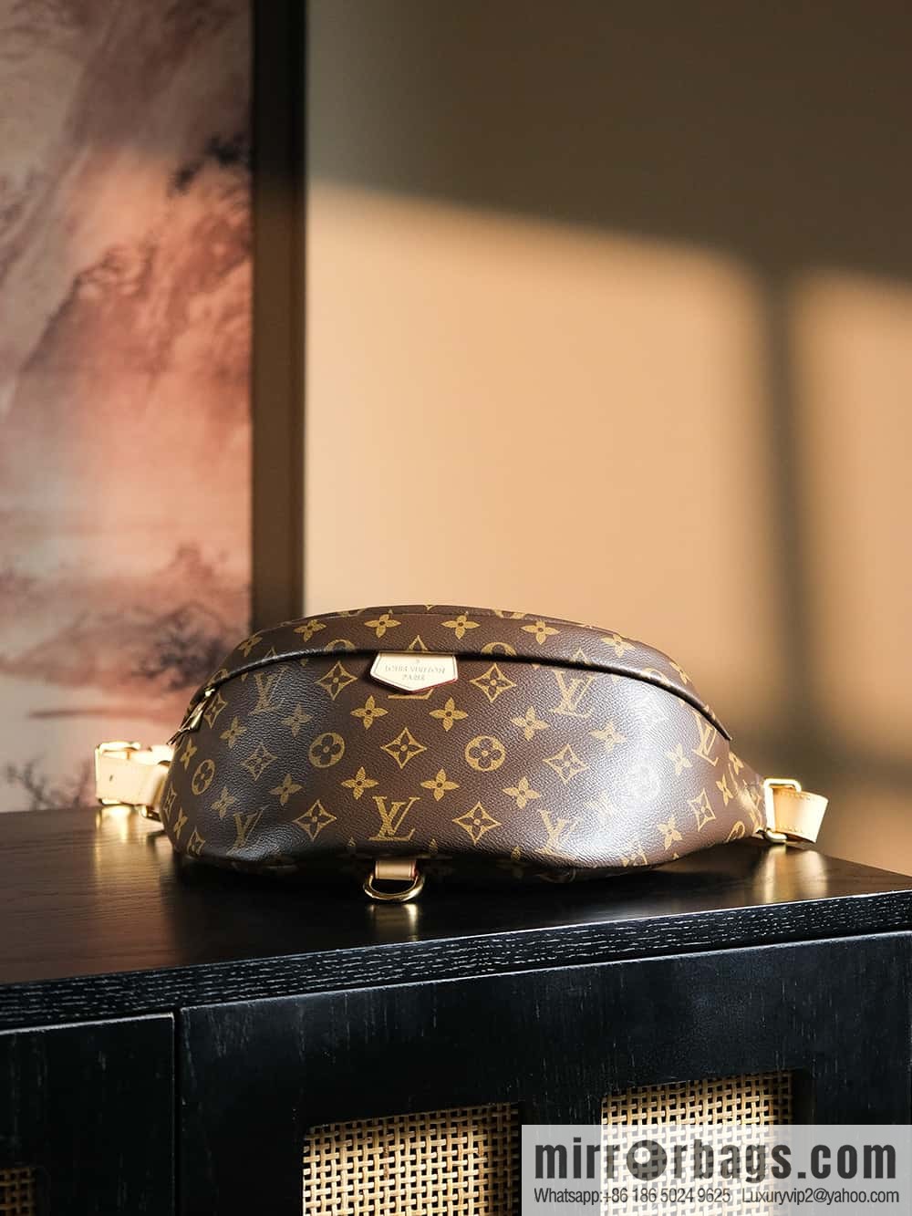 LV ππππππ chip diamond beating code fanny pack series #M