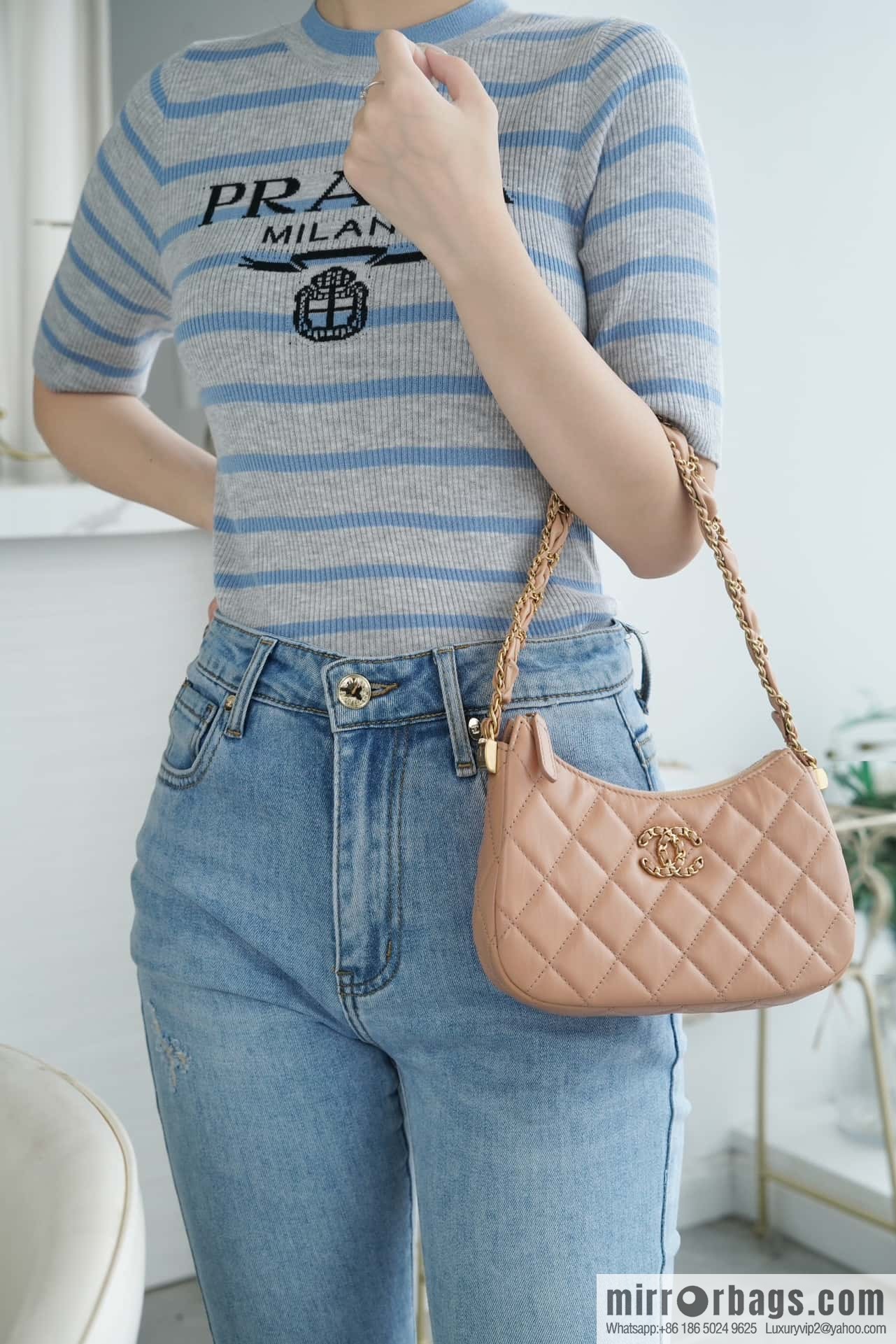 ๐๐๐๐ก๐๐ ๐ฎ๐ฏ๐ธ โถโพ๐๐๐๐ small milk tea apricot, genuine leather AP3647