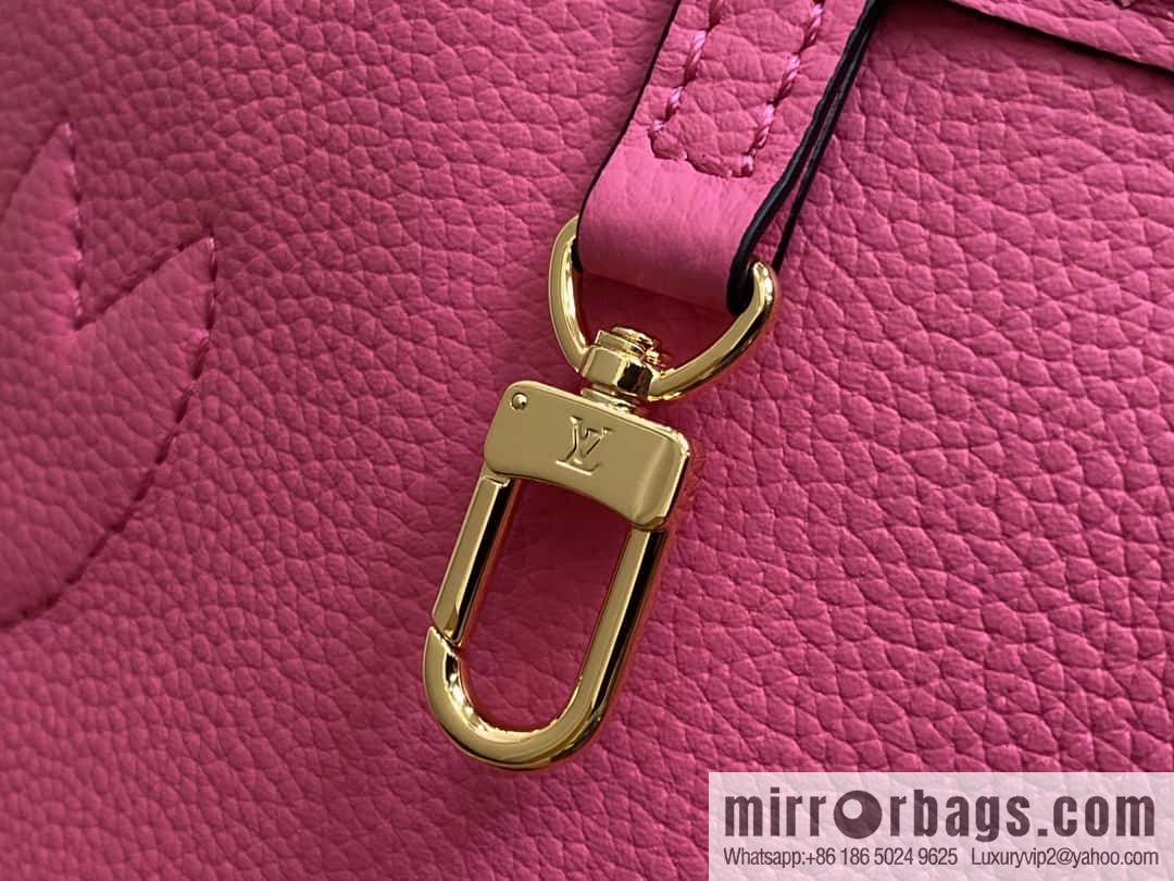 [Boutique‑grade] M12106 presbyopia rose red, double-sided shopping bag series Neverfull Bandoulière Inside Out BB handbag