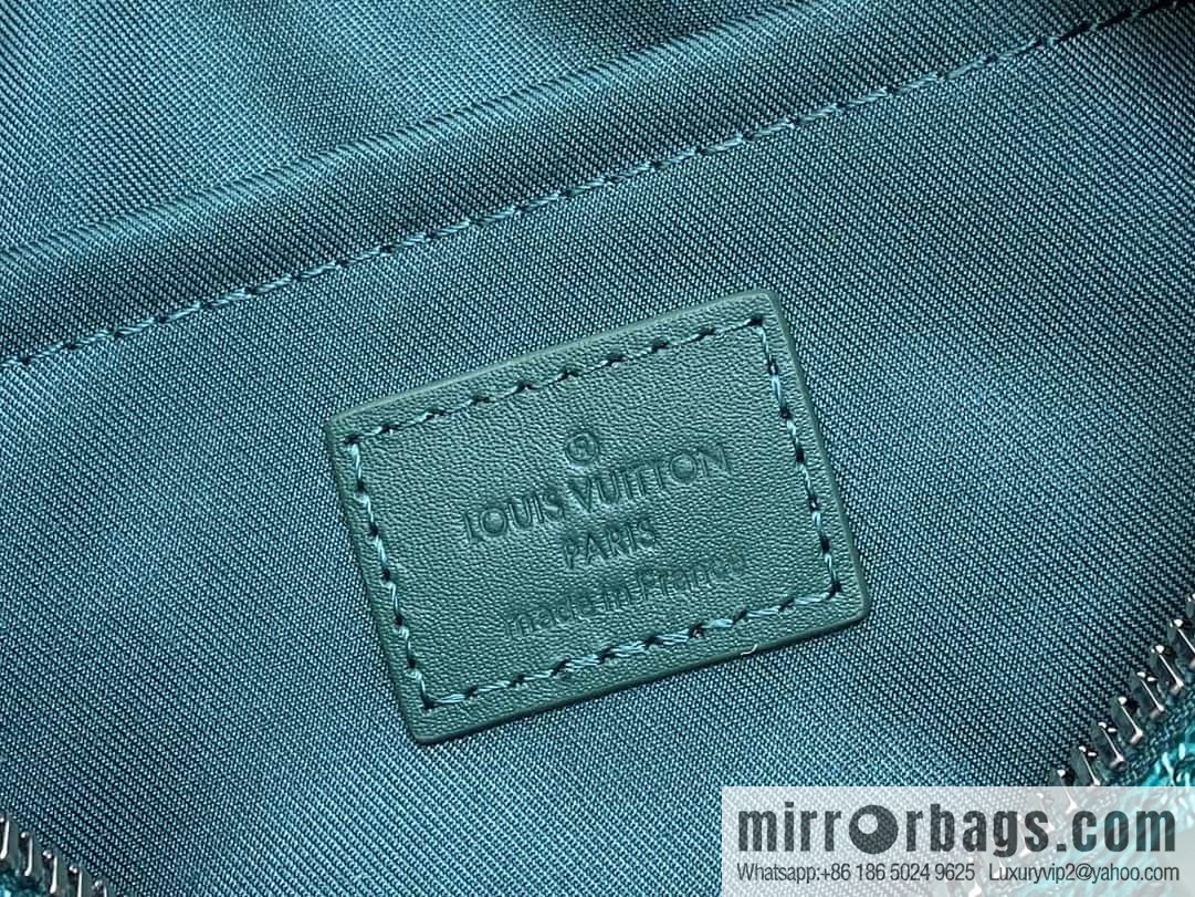 [Boutique‑grade] M12687 green, men's bag, pillow bag, speedy series KEEPALL BANDOULIZRE 25 handbag
