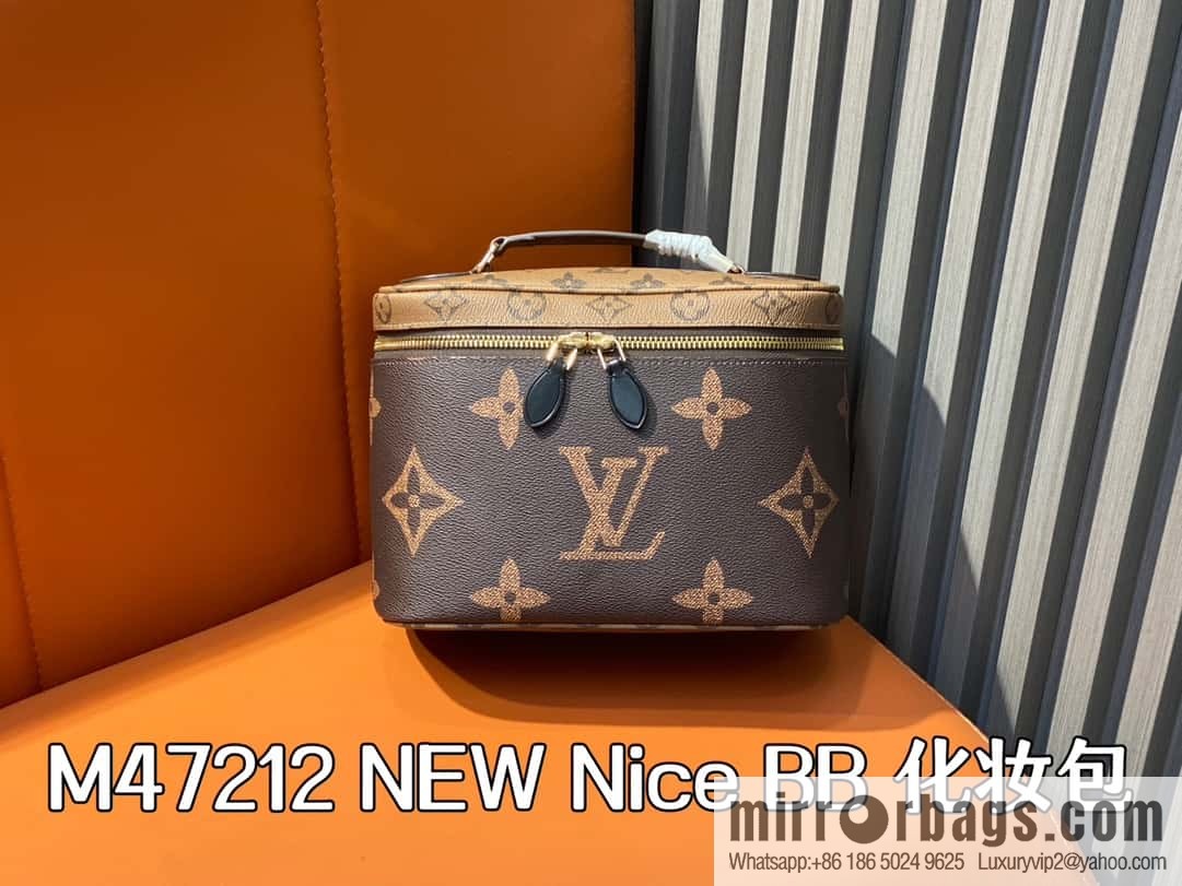[Boutique‑grade] M47212 yellow flower, cosmetic bag series NEW Nice BB cosmetic bag