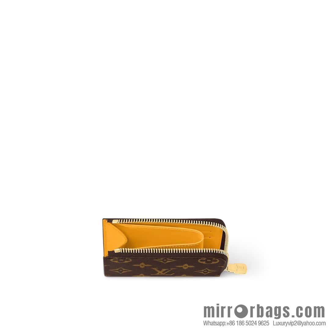 [Boutique‑grade] M83644 presbyopia yellow, zipper wallet series NEW Noah Compact wallet