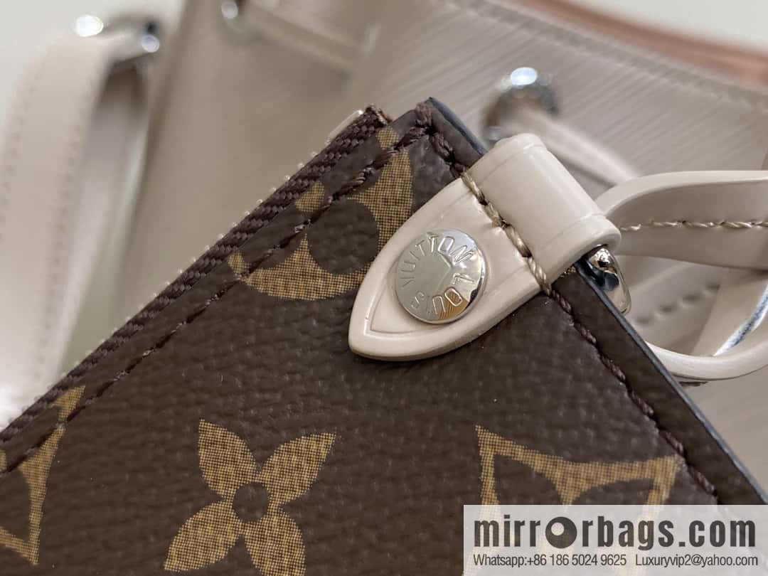 [Boutique‑grade] M12848 quartz white/small, water ripple bucket bag series Noé BB bucket bag