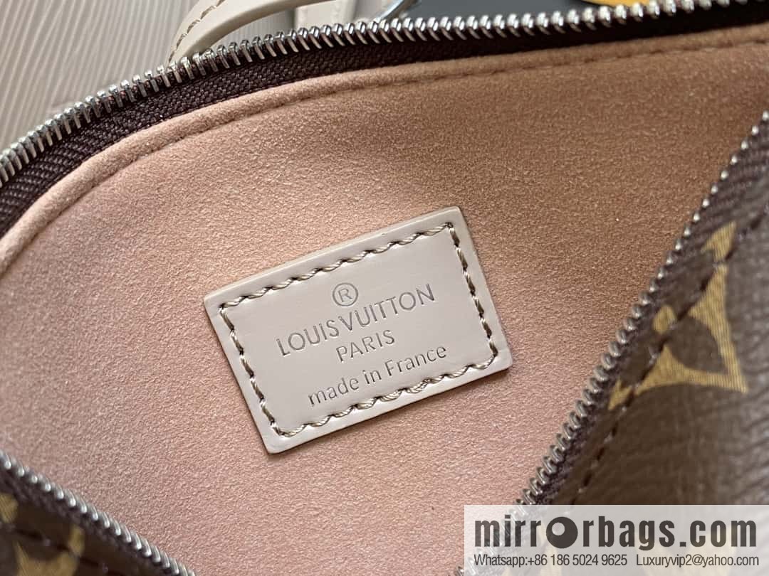 [Boutique‑grade] M12848 quartz white/small, water ripple bucket bag series Noé BB bucket bag
