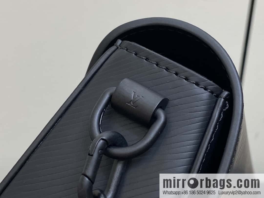 [Boutique‑grade] M25336 black, Darth Vader water ripple chain bag Twist West handbag M24549 24603