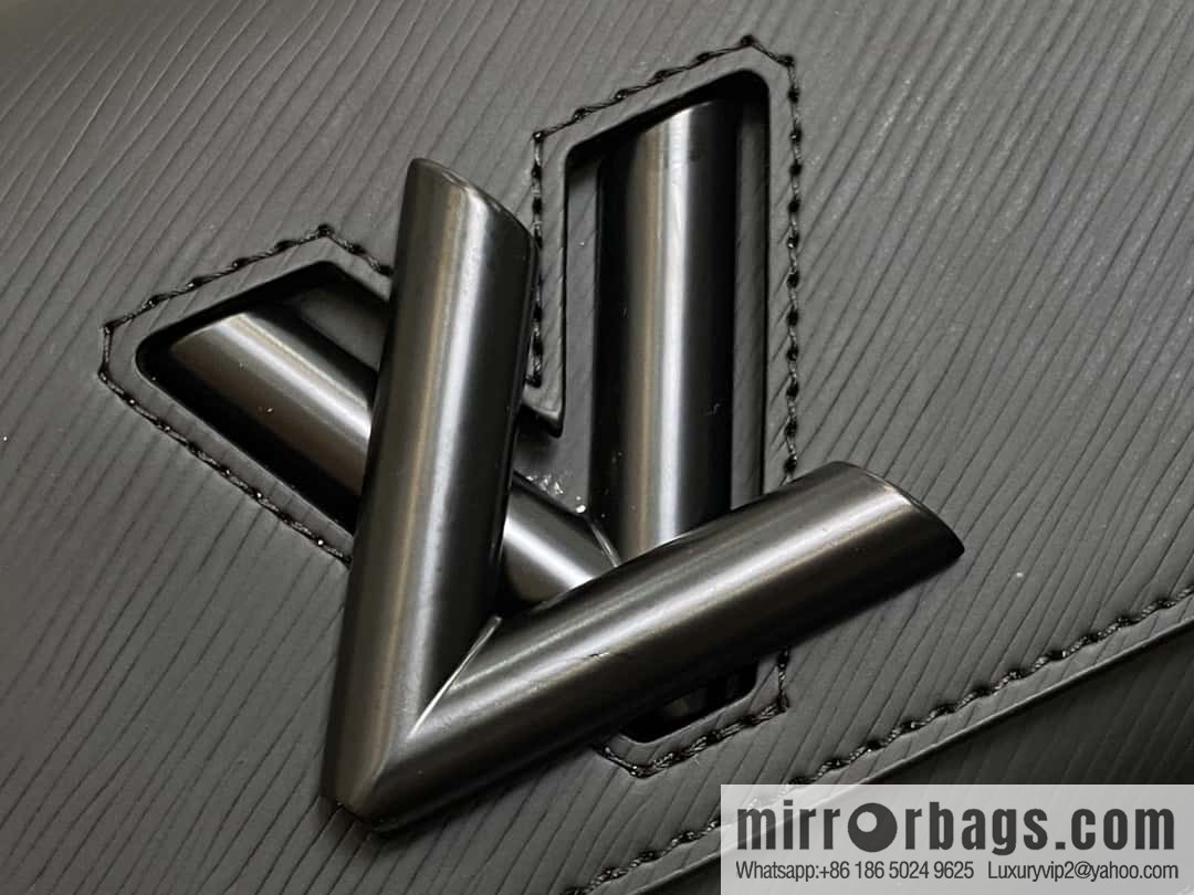 [Boutique‑grade] M25336 black, Darth Vader water ripple chain bag Twist West handbag M24549 24603