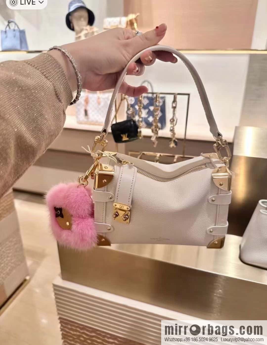 LV M23915 SIDE TRUNK small handbag