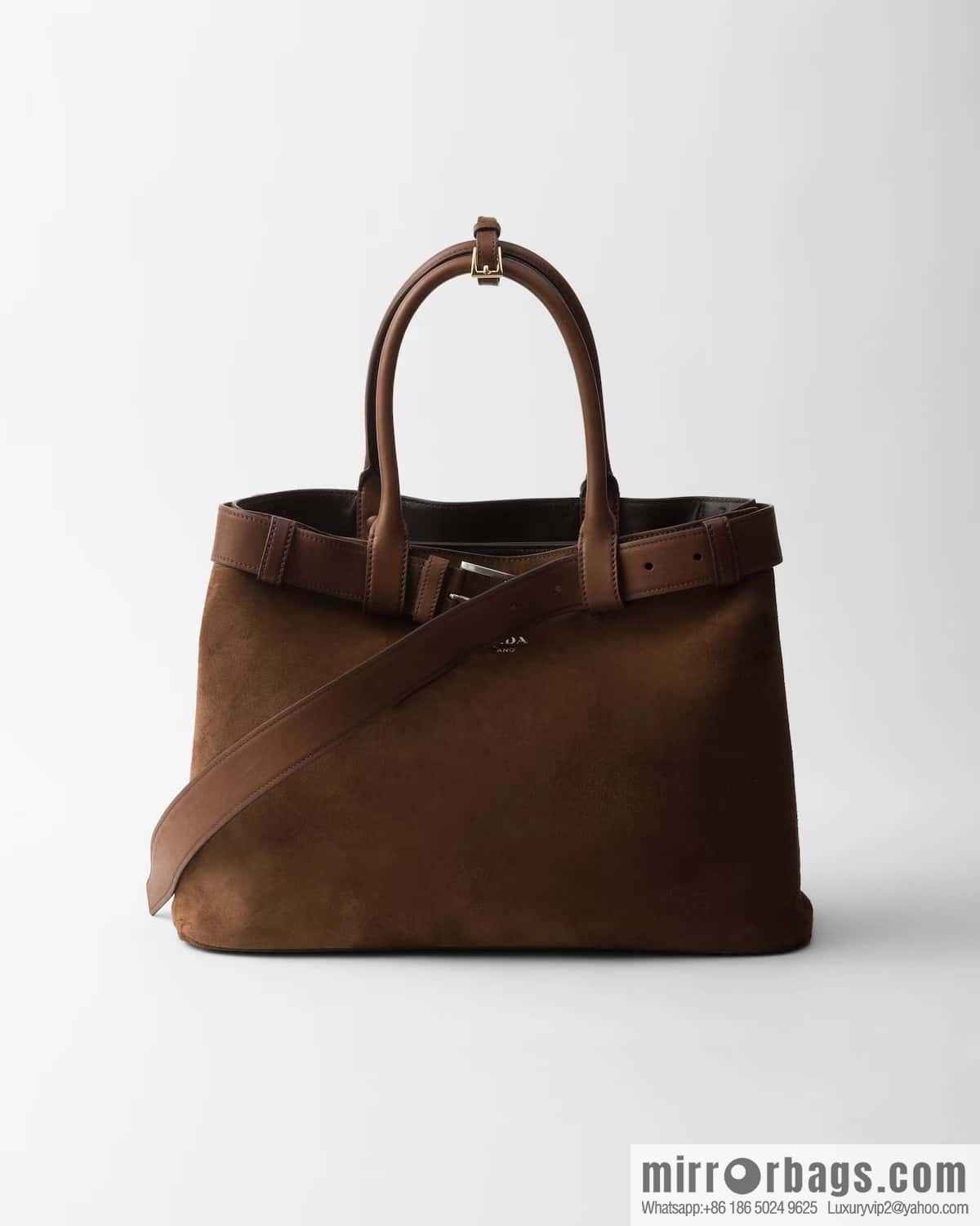 PRADA 🎉 new women's bag 🎉 1BA416 large fleece leather🎉
