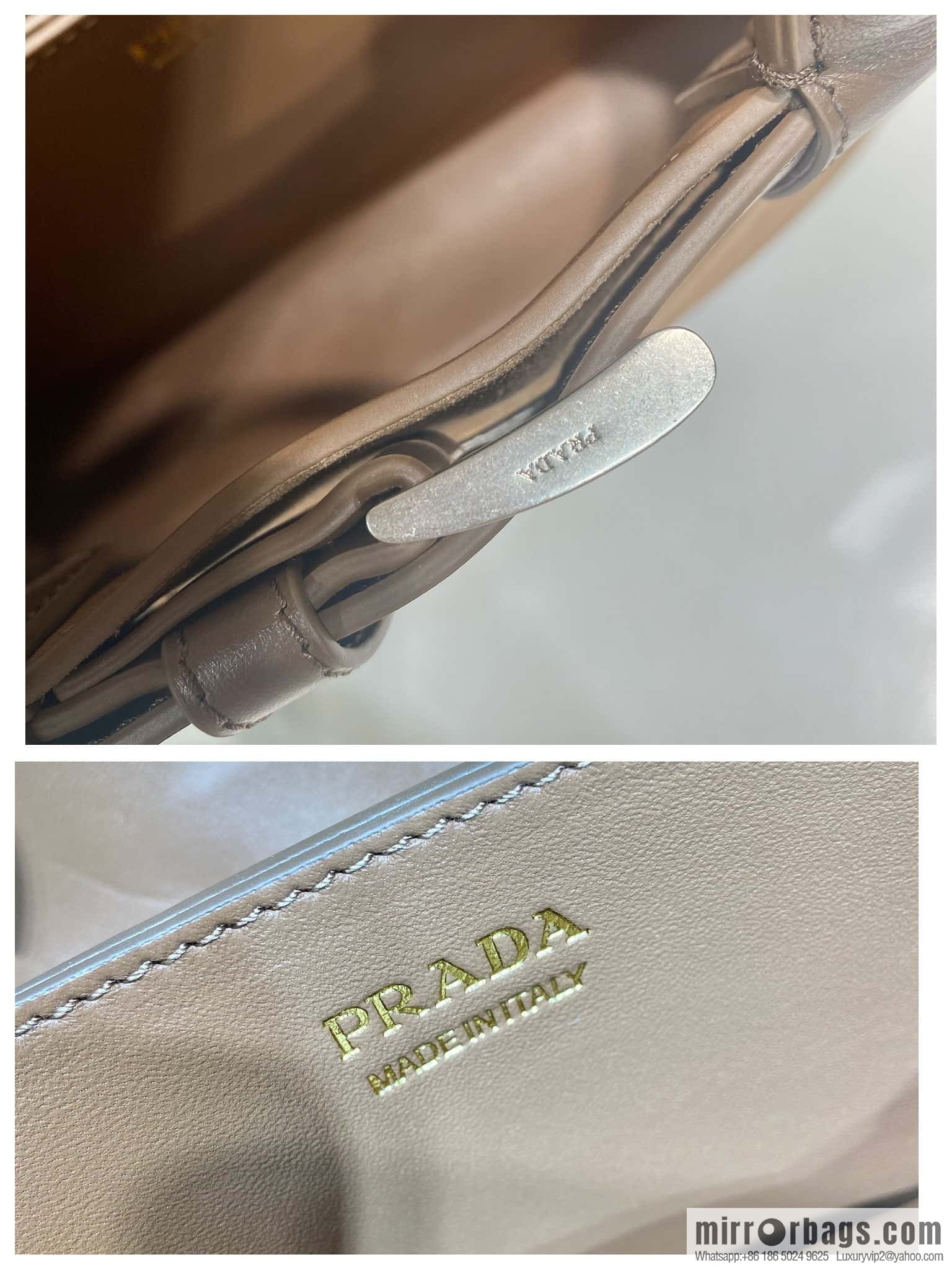 PRADA 🎉 new women's bag 🎉 1BA416 large fleece leather🎉