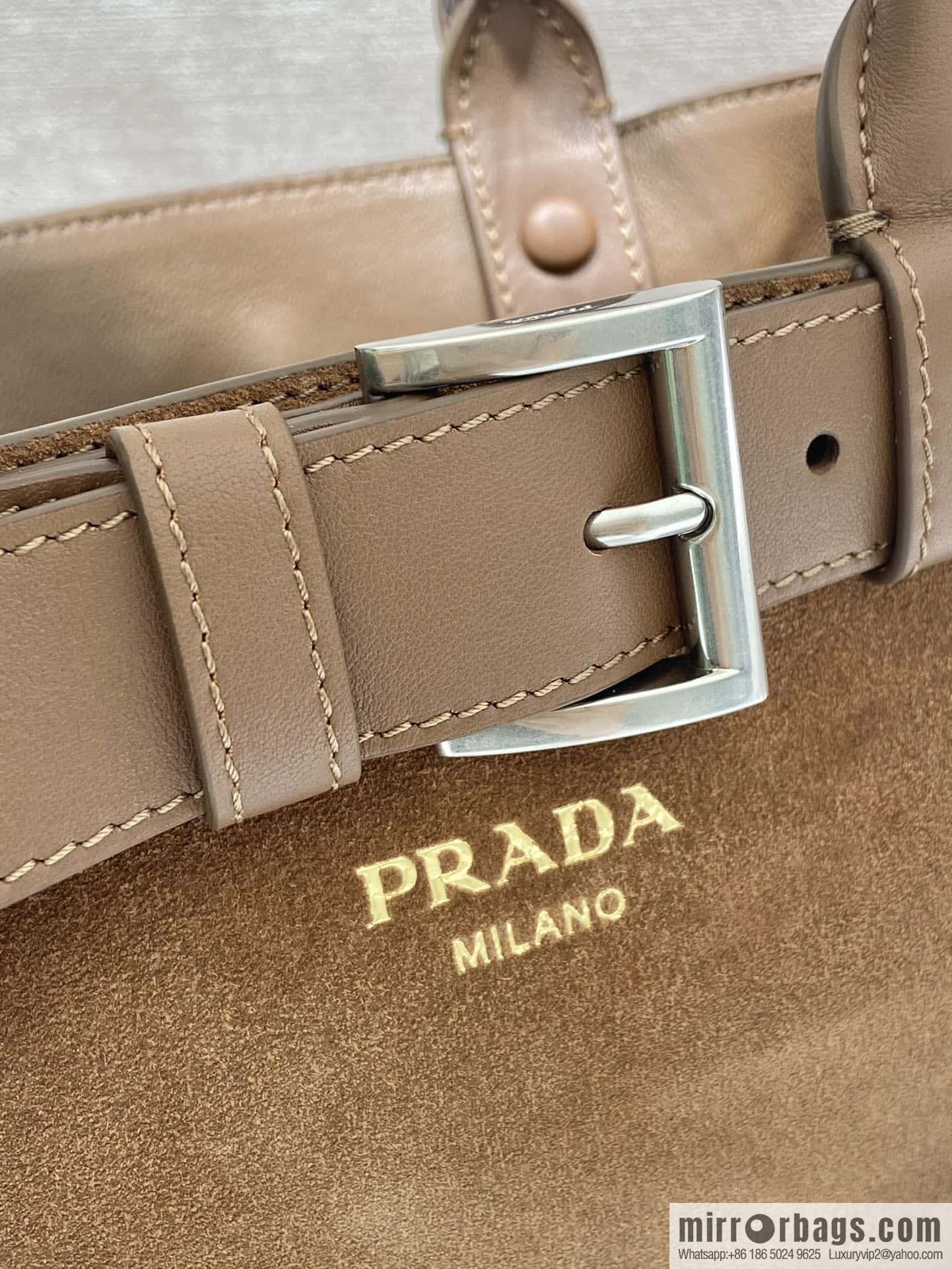 PRADA 🎉 new women's bag 🎉 1BA434 fleece leather🎉🎉
