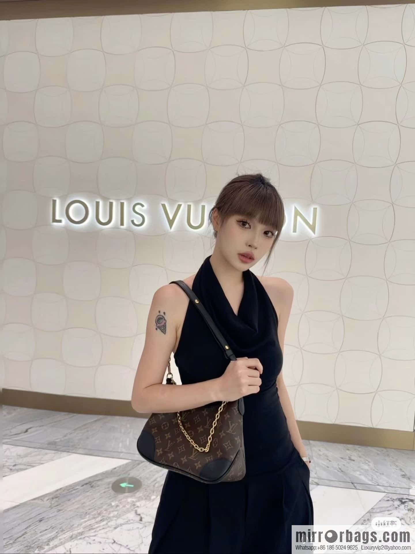 LV ππππππππ chip diamond beating horn series #M