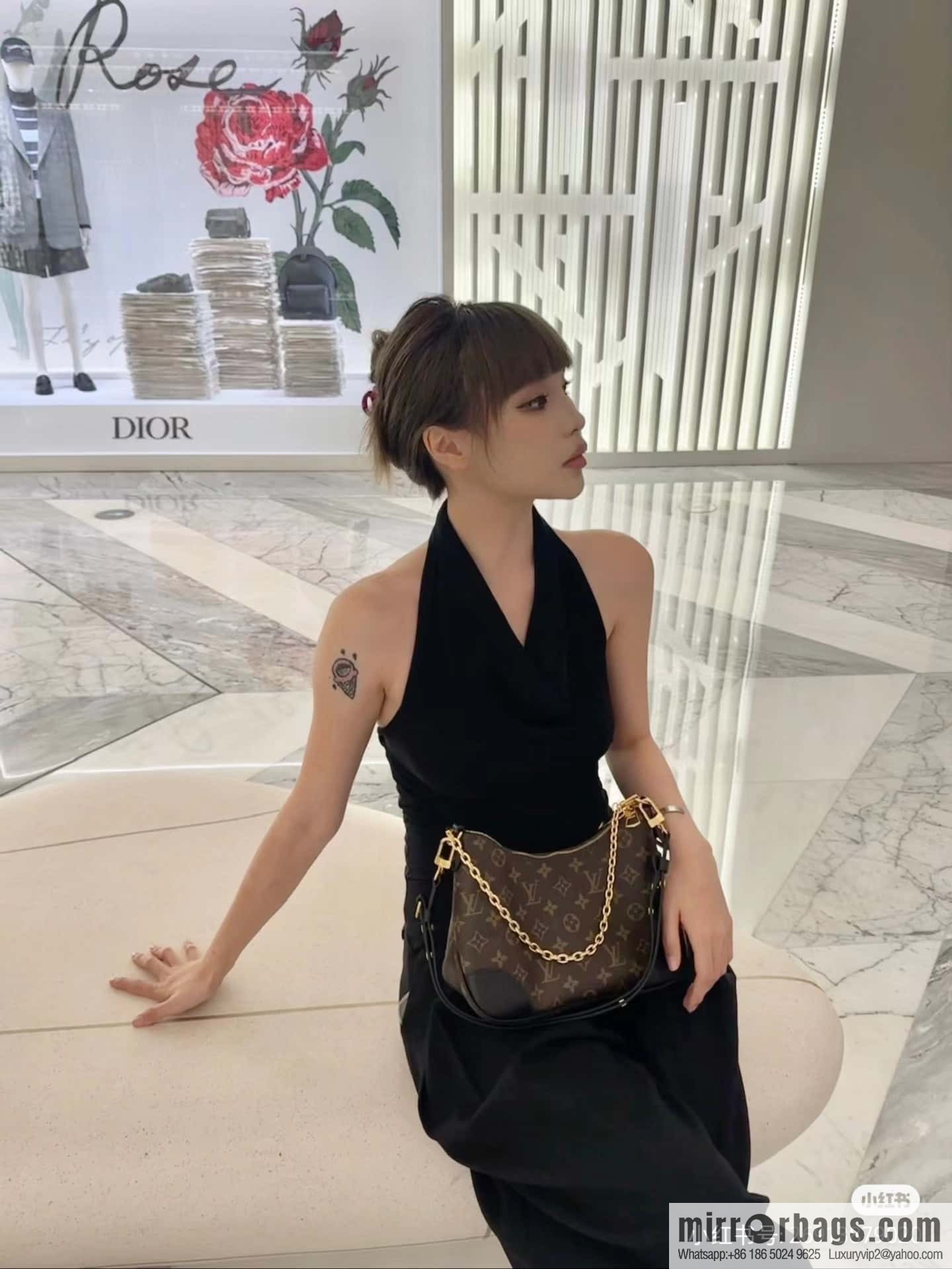 LV ππππππππ chip diamond beating horn series #M